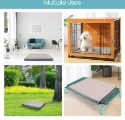 Nobleza Orthopedische Hondenkussen Wasbaar - Hondenbed - Maat L: 90 X 70 X 8 Cm - Grijs -Hondenbenodigdheden 1200x1152 6