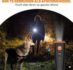 Vulpes Pets® Ultrasone Anti Blaf Apparaat – 3-in-1 Anti Blaf Apparaat Pro - Diervriendelijk & Zonder Schok - Alternatief Anti Blafband - Voor Kleine & Grote Honden - Audio - Flashlight - USB-Oplaadbaar -Hondenbenodigdheden 1200x1153 13