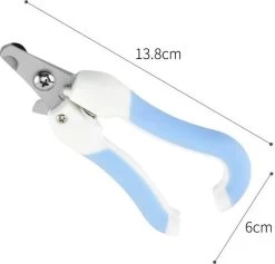 Merkloos Nagelschaar - Nagelschaartje - Nagelknipper - Geschikt Voor Hond Kat Konijn Cavia Vogel - Blauw Wit -Hondenbenodigdheden 1200x1153 8