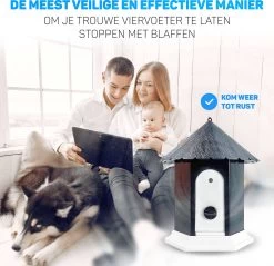 Vulpes Pets® Anti Blaf Apparaat Pro - Anti Blafband Voor Alle Honden - Luxe Hondentrainer - Diervriendelijk & Zonder Schok - Inclusief 9V Batterij - Waterbestendig - Ophangbaar - Instelbare Ultrasone Niveauregeling - 4 Standen -Hondenbenodigdheden 1200x1160 1