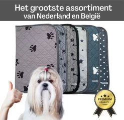 XXL Puppy Training Pad - Plasmat - Zwart - 104 X 104 Cm - Hondentoilet - Herbruikbaar - Wasbaar -Hondenbenodigdheden 1200x1163 10