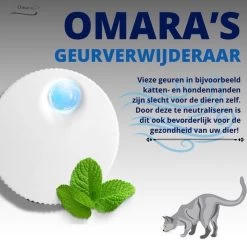 Omara Geurverdrijver – Kattenbak Geurverdrijver – 2023 Model- Oplaadbaar – 100% Krasvrij- Geurverwijderaar- Slimme Sensor -Hondenbenodigdheden 1200x1164 4