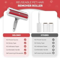 Merkloos Hoogwaardige Huisdierhaar Verwijderaar - Hondenhaar - Pluizenborstel - Ontharingsborstel -Hondenbenodigdheden 1200x1168 1