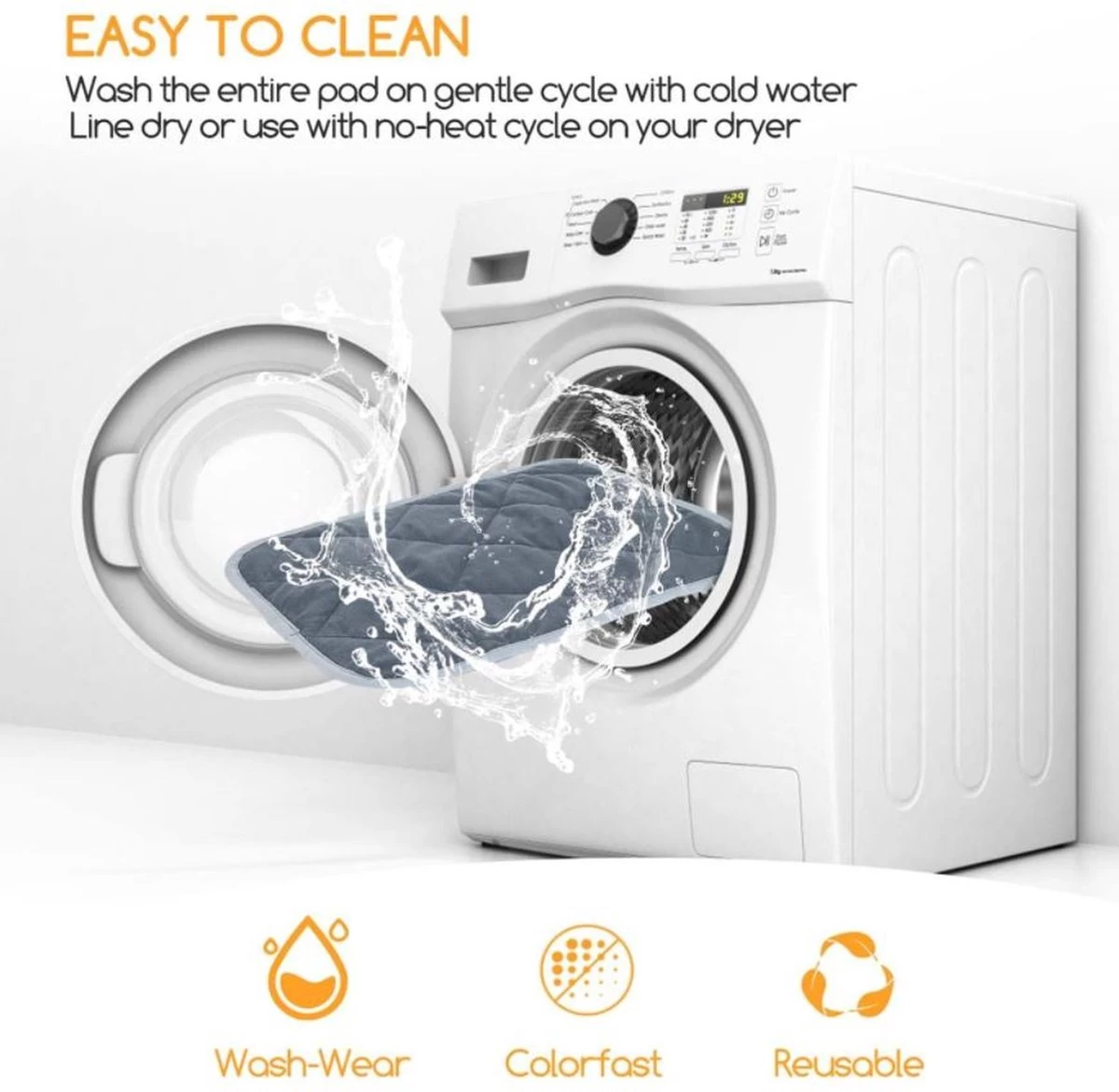 Nobleza Vetbed - Warmtemat - L - Voor Honden En Katten - 70x48cm 5 Nobleza Vetbed - Warmtemat - L - Voor Honden En Katten - 70x48cm - Afbeelding 3