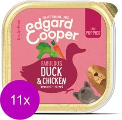 11x Edgard & Cooper Kuipje Vers Vlees Puppy Hondenvoer Eend - Kip 150 Gr -Hondenbenodigdheden 1200x1174 12