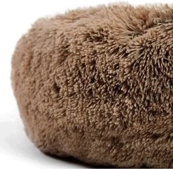 HONDEN RELAX Kussen - Superzacht Fluffy Ronde Mand 100 Cm - Taupe/Zandkleur -Hondenbenodigdheden 1200x1174 18