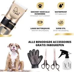 BeautyFit - 16-delig Hondentondeuse Set - Professionele Honden Trimset - Dieren Tondeuse Voor Dikke Vacht - Meest Complete Set - Inclusief 4 Opzetkammen - Hondenschaar - Mist Verstuiver - Handschoen Borstel - Nagelknipper 12 BeautyFit - 16-delig Hondentondeuse Set - Professionele Honden Trimset - Dieren Tondeuse Voor Dikke Vacht - Meest Complete Set - Inclusief 4 Opzetkammen - Hondenschaar - Mist Verstuiver - Handschoen Borstel - Nagelknipper -Hondenbenodigdheden 1200x1175 2