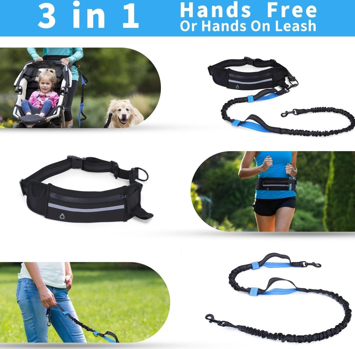 Nobleza Jogging Heupgordel Met Hondenriem 42UOY - Looplijn Met Heupriem Voor Honden 12 Nobleza Jogging Heupgordel Met Hondenriem 42UOY - Looplijn Met Heupriem Voor Honden - Afbeelding 10