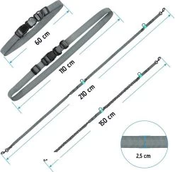 Oak's First Elastische En Diervriendelijke Looplijn Met Heupriem - Hondenriem - 150cm/210cm - Grijs 10 Oak's First Elastische En Diervriendelijke Looplijn Met Heupriem - Hondenriem - 150cm/210cm - Grijs -Hondenbenodigdheden 1200x1180 4