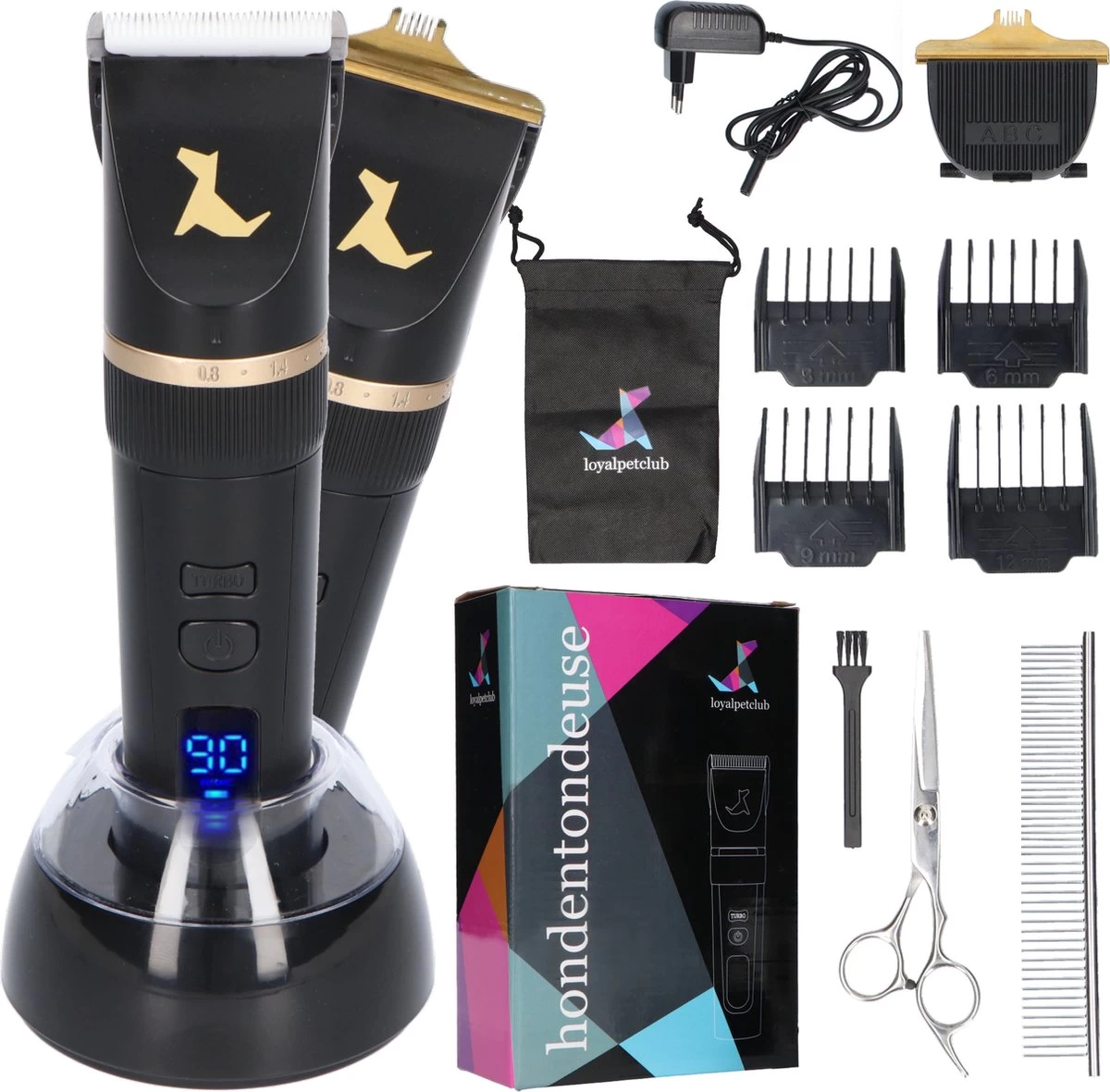 Loyalpetclub® Professionele 2-in-1 Hondentondeuse Voor Dikke Vacht – Draadloze Honden Tondeuse & Hondentrimmer – Stille Tondeuse Katten & Honden Trimset - Inclusief Opbergtasje 3 Loyalpetclub® Professionele 2-in-1 Hondentondeuse Voor Dikke Vacht – Draadloze Honden Tondeuse & Hondentrimmer – Stille Tondeuse Katten & Honden Trimset - Inclusief Opbergtasje