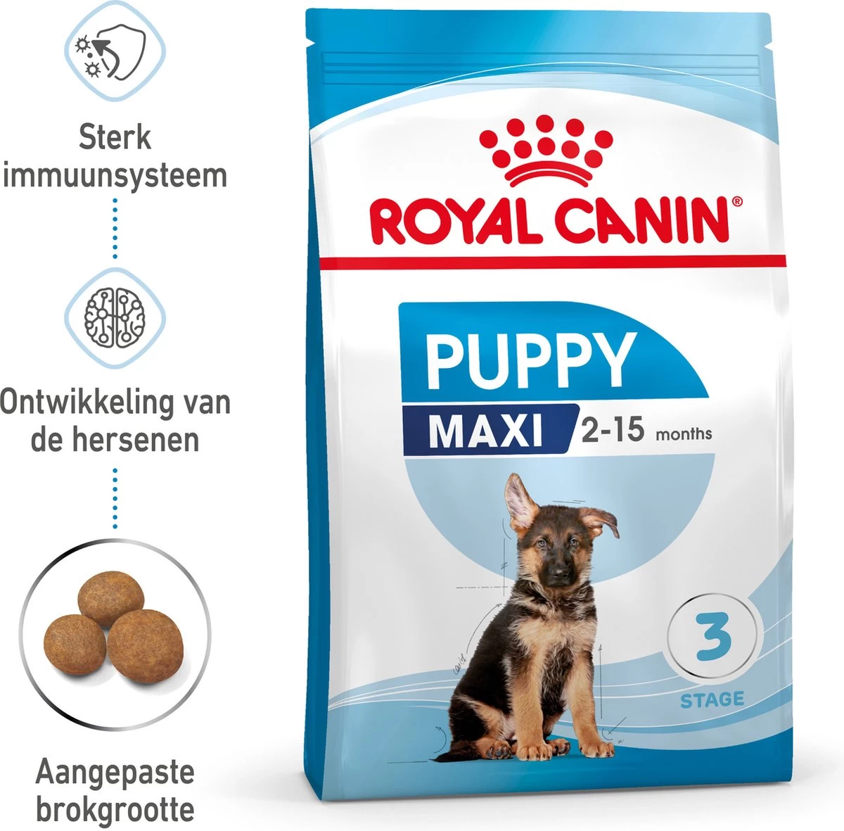 Royal Canin Maxi Puppy - Hondenvoer - 15 Kg 22 Royal Canin Maxi Puppy - Hondenvoer - 15 Kg - Afbeelding 20