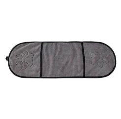 N4dogs – Hondenhanddoek – Honden Handdoek – Microvezel Handdoek – Handdoek Hond – Droogdoek Hond – Dierendeken – Sterk Absorberend – Handdoek Met Zakken - Grijs - 66 X 23 Cm -Hondenbenodigdheden 1200x1182 1