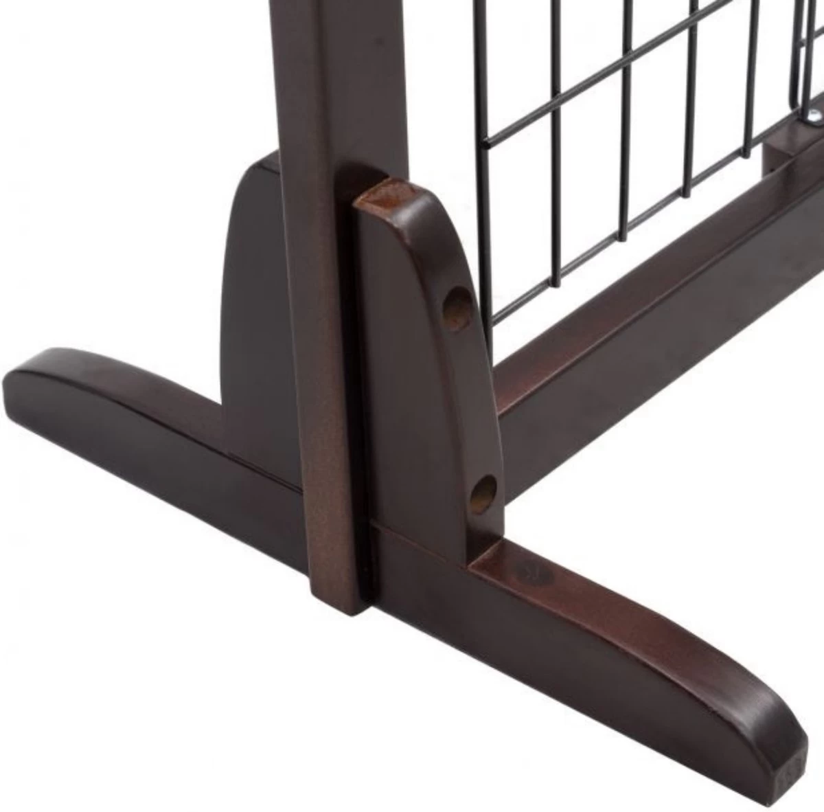 Hondenhek - Traphekje Hond - Traphekje Zonder Boren - Traphekje - BxH 161-97 X 53 Cm - Koffiebruin 7 Hondenhek - Traphekje Hond - Traphekje Zonder Boren - Traphekje - BxH 161-97 X 53 Cm - Koffiebruin - Afbeelding 5