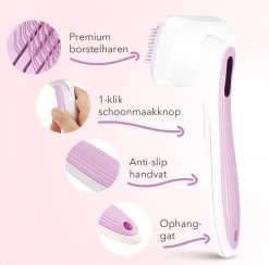 Lubadoo® - Kattenborstel - Hondenborstel - Kattenkam - Kattenhaar - Hondenhaar - Huisdierhaar Verwijderaar - Haarverwijderaar Voor Huisdieren - Langharig - Kortharig - Roze -Hondenbenodigdheden 1200x1184 3