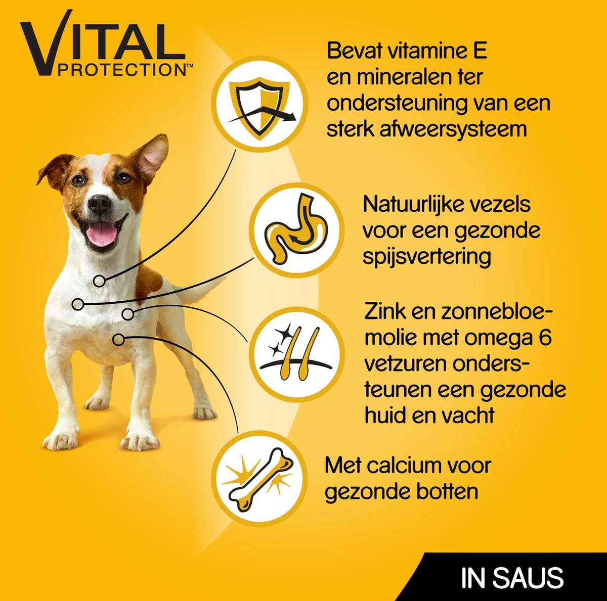 Pedigree Adult In Saus Honden Natvoer - Vier Verschillende Smaken - 80 X 100 Gr 7 Pedigree Adult In Saus Honden Natvoer - Vier Verschillende Smaken - 80 X 100 Gr - Afbeelding 5