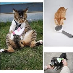 Igoods Kattenborstel - Kattenhaar Verwijderaar - Ontpluizer - Grijs -Hondenbenodigdheden 1200x1191 2