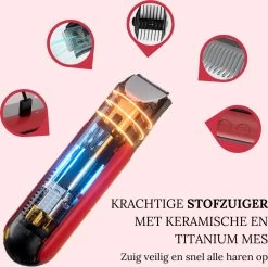 Pet Lovers - Hondentondeuse - Hondentondeuse - Automatische Inhalerende Haren - Dierentondeuse - Hondentrimmer - Hondentondeuse Dikke Vacht - Tondeuse Voor Honden - Hondentondeuse - Draadloos - 2 Opzetkammen - Honden En Katten Tondeuse -Hondenbenodigdheden 1200x1193 2