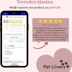 Pet Lovers - Hondentondeuse - Hondentondeuse - Automatische Inhalerende Haren - Dierentondeuse - Hondentrimmer - Hondentondeuse Dikke Vacht - Tondeuse Voor Honden - Hondentondeuse - Draadloos - 2 Opzetkammen - Honden En Katten Tondeuse -Hondenbenodigdheden 1200x1193 3