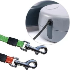 Merkloos Dubbele Hondenriem Voor Twee Honden - Grijs - Tot 22 Kg (per Hond) - 300 Cm -Hondenbenodigdheden 1200x1194 4