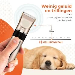 PetGoods Hondentondeuse - 10 Delige Set - Katten & Honden - Draadloos - Low Noise - Incl. Schaar, Nagelknipper, Vijl & Kam -Hondenbenodigdheden 1200x1195 12