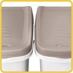 Stefanplast Voerton 25 Liter Wit / Bruin Voor Circa 10 Kg. Hondenvoer -Hondenbenodigdheden 1200x1196 17