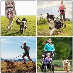 Canicross Looplijn Hond Met Heupriem Voor Hardlopen - Elastische Handsfree Hondenriem - Honden Trainingslijn - 150/200cm - Groen -Hondenbenodigdheden 1200x1196 9