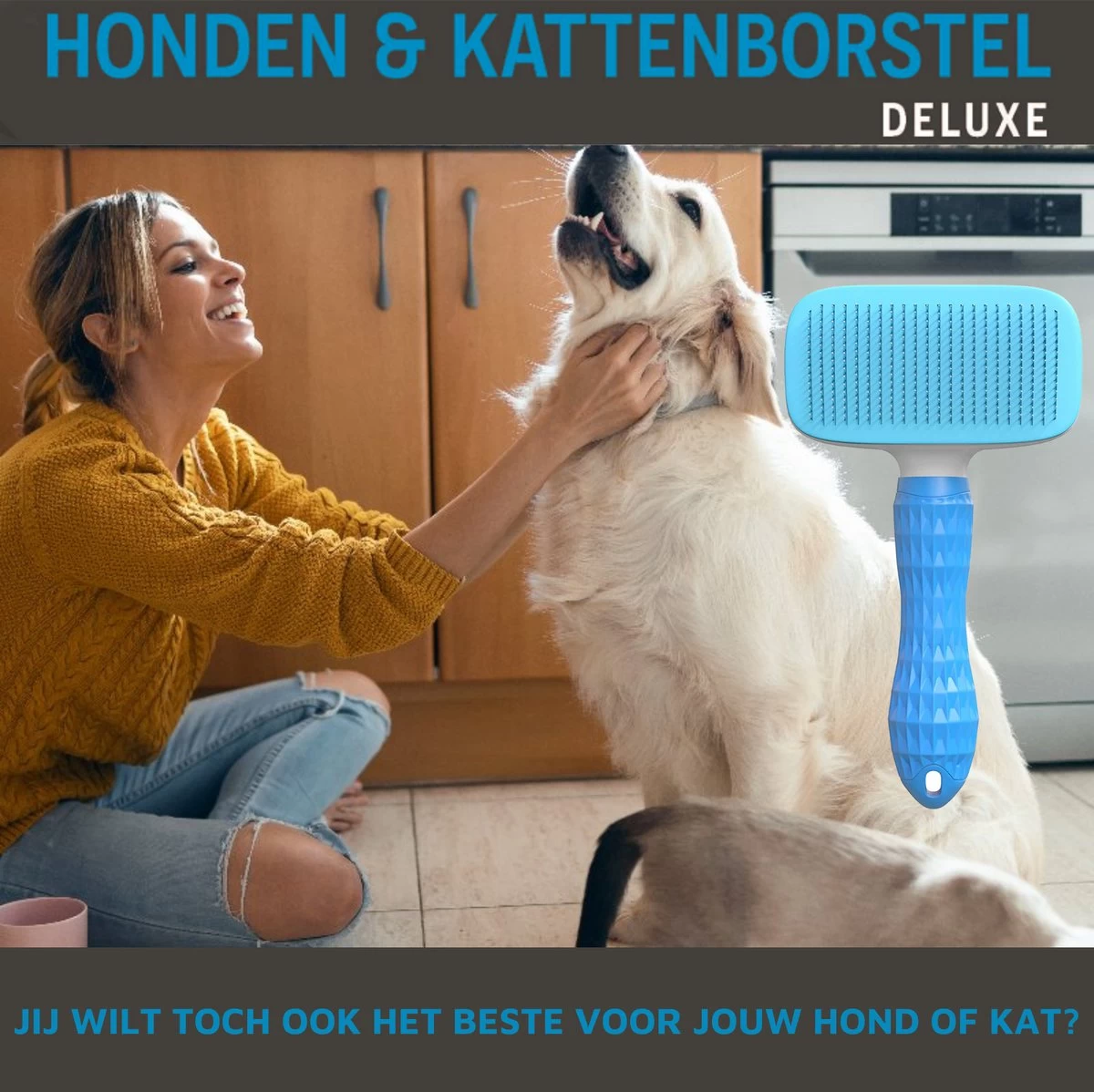 Professionele Kattenborstel/Hondenborstel + BONUS - Bovenvacht | Ondervacht - Langharige | Kortharige - Haarverwijderaar Voor Huisdieren - Kattenkam - Hondenkam 8 Professionele Kattenborstel/Hondenborstel + BONUS - Bovenvacht | Ondervacht - Langharige | Kortharige - Haarverwijderaar Voor Huisdieren - Kattenkam - Hondenkam - Afbeelding 6