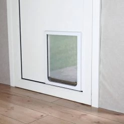 Trixie 2-Weg Hondenluik Wit - S-M 30 X 36 CM -Hondenbenodigdheden 1200x1198 21