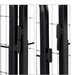 Relaxdays Puppyren - Hondenren - Puppykennel - Konijnenren - Bodem - Metaal - Div. Grootte - M -Hondenbenodigdheden 1200x1198 22