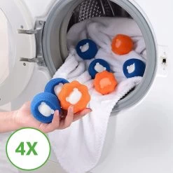 Merkloos Wasdrogerbollen - Haarverwijderaar Huisdieren - Haarvanger Wasmachine - Wasbollen - Drogerbollen - 4 Keer -Hondenbenodigdheden 1200x1200 103