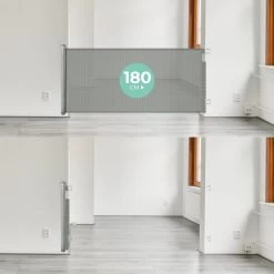 Château Animaux® - Tot 180cm Breed Traphekje Oprolbaar Hond - Stijlvolle Oplossing - Dieren Hek - Honden Hek 14 Château Animaux® - Tot 180cm Breed Traphekje Oprolbaar Hond - Stijlvolle Oplossing - Dieren Hek - Honden Hek -Hondenbenodigdheden 1200x1200 1075