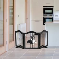 Paws & Claws - Hondenhek Deurhekje - Dog Barrier - 154,5 X 61 Cm - Opvouwbaar - Zwart 11 Paws & Claws - Hondenhek Deurhekje - Dog Barrier - 154,5 X 61 Cm - Opvouwbaar - Zwart -Hondenbenodigdheden 1200x1200 1080