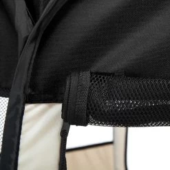 Dailyibed Opvouwbare Puppyren - Zwart - 115x115x58 Cm - Incl. Draagtas - Incl. Voederbak -Hondenbenodigdheden 1200x1200 1110