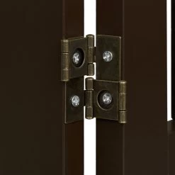 Relaxdays Veiligheidshekje Hout - 92 Cm Hoog - Kinderhek - Hondenhek - Inklapbaar - Bruin - 4 Panelen -Hondenbenodigdheden 1200x1200 1144