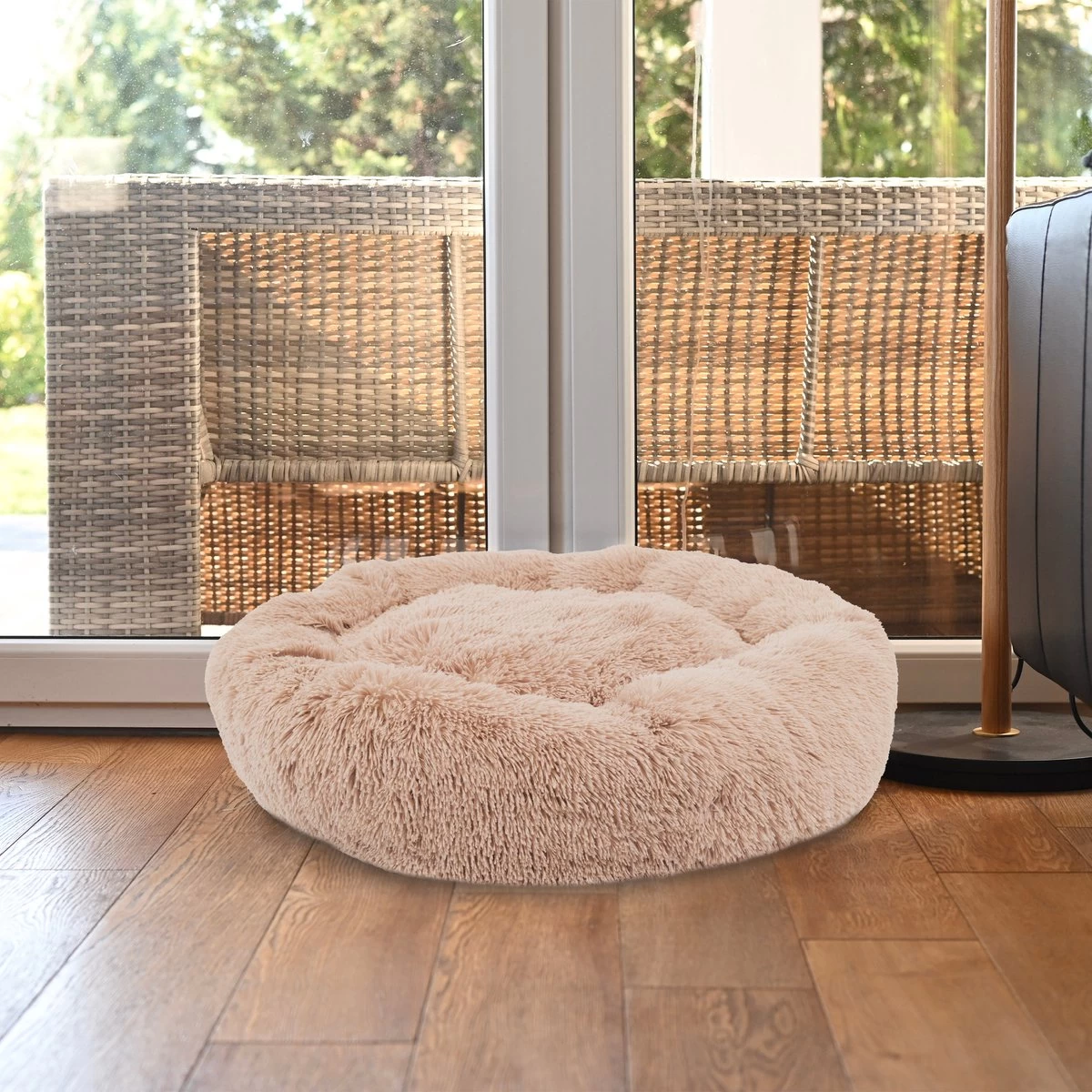 Coooper Donut Hondenmand - Fluffy Hondenmand - 100 Cm - XXL - Wasbaar - Pluche 6 Coooper Donut Hondenmand - Fluffy Hondenmand - 100 Cm - XXL - Wasbaar - Pluche - Afbeelding 4