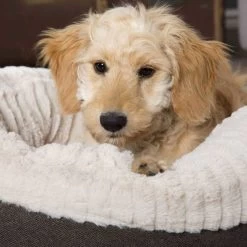 Scruffs Ellen Donut - Warme Hondenmand Van Imitatiebont - Kleur Grijs, Roze Of Bruin - Maat M Of L - Kleur: Grijs, Maat: Medium -Hondenbenodigdheden 1200x1200 1415