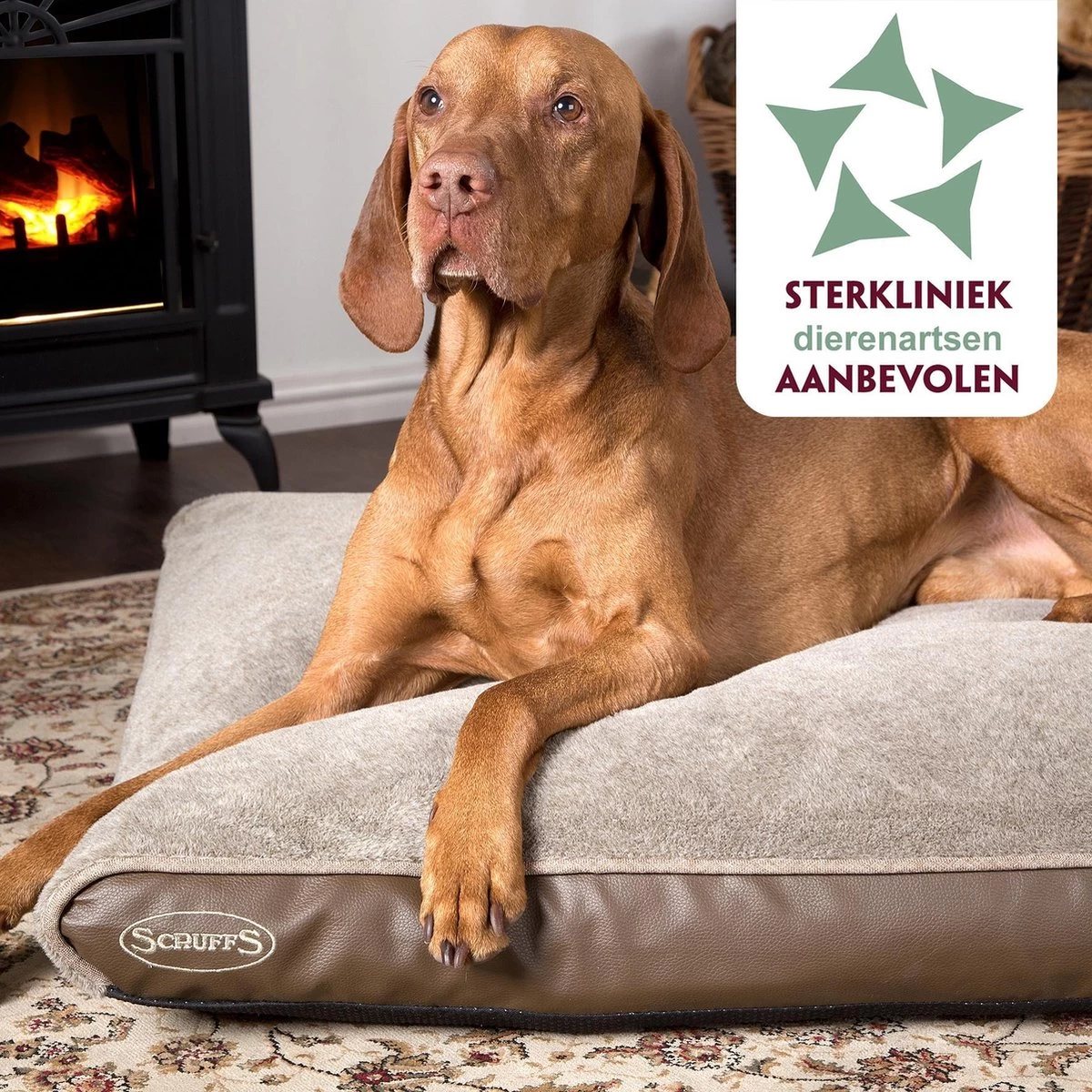 Scruffs Chateau - Hondenbed Orthopedisch Met Memory Foam Voor Extra Steun Voor Rug En Gewrichten - Grijs & Bruin Maat M/L - Kleur: Grijs, Maat: Large 5 Scruffs Chateau - Hondenbed Orthopedisch Met Memory Foam Voor Extra Steun Voor Rug En Gewrichten - Grijs & Bruin Maat M/L - Kleur: Grijs, Maat: Large - Afbeelding 3