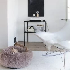 District 70 FUZZ - Hondenmand Comfortabel En Zacht Pluche - Zand, Oudroze, Donkergrijs En Lichtgrijs In S/M/L/XL - Maat: Large, Kleur: Zand -Hondenbenodigdheden 1200x1200 1460