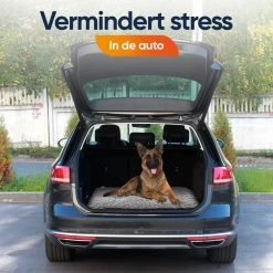 Happysnoots Hondenkussen 70 X 50cm - Hondenbed - Donut Dog Bed - Fluffy - Grijs - Wasbaar -Hondenbenodigdheden 1200x1200 1474