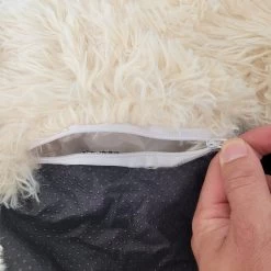 Kussen Voor Kat Of Kleine Hond | Fluffy Dierenkussen Van Pluche | Kat | Bank | Mand | Kattenmand | Kattendeken & Bankbeschermer Max. 15 Kg | Beige | Maat XS -Hondenbenodigdheden 1200x1200 1484