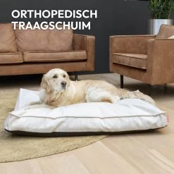 Snoozle Orthopedische Hondenmand - Zacht En Luxe Hondenkussen - Hondenbed - Wasbaar - Hondenmanden - 100 X 70 Cm - Groen -Hondenbenodigdheden 1200x1200 1498