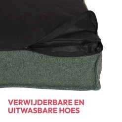 Snoozle Orthopedische Hondenmand - Zacht En Luxe Hondenkussen - Hondenbed - Wasbaar - Hondenmanden - 100 X 70 Cm - Groen -Hondenbenodigdheden 1200x1200 1501