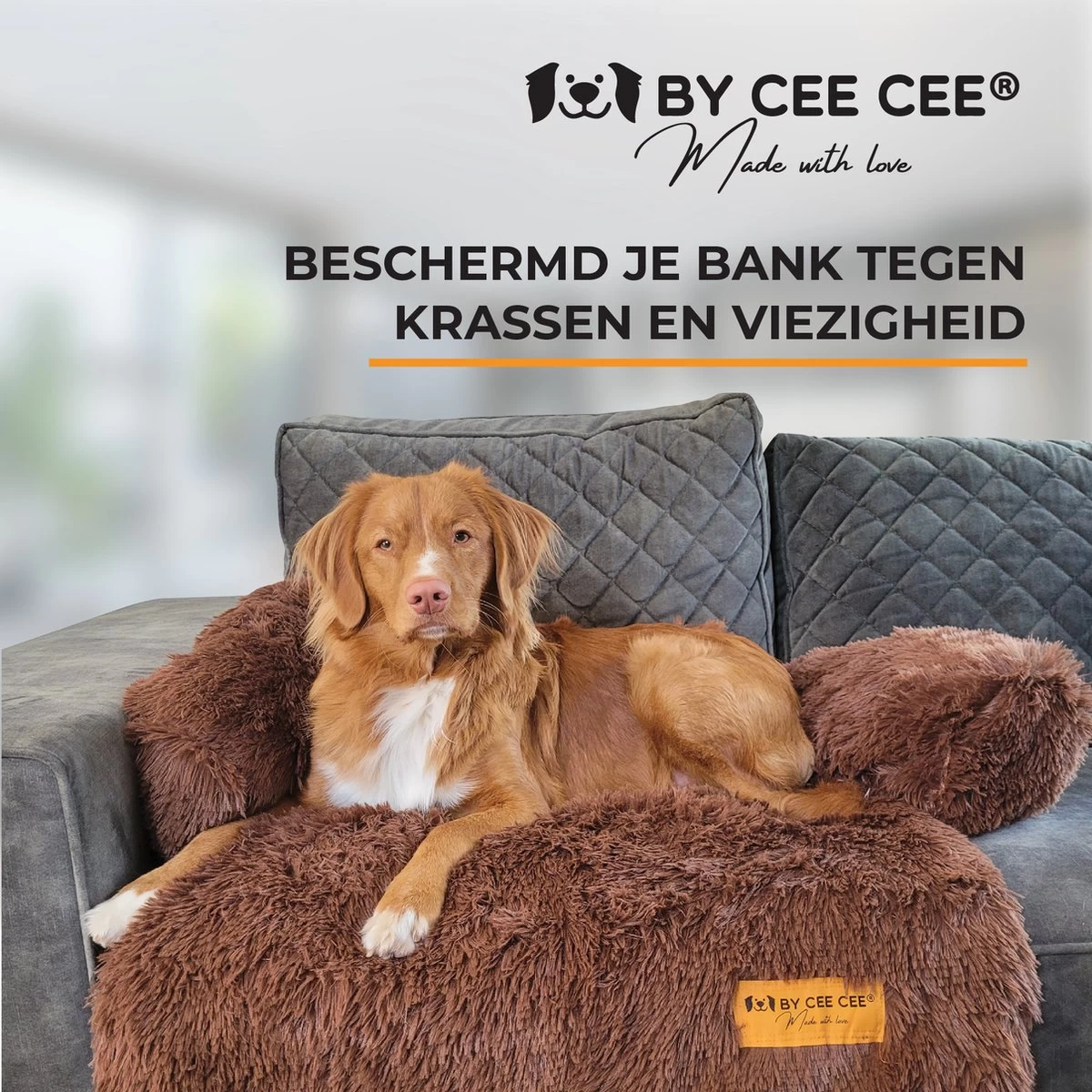 Origineel Hondendeken Voor Bank– Hondenkleed Fluffy – Pluche Hondenbed - Hondenmand Premium - Volledig Afritsbaar 4 Origineel Hondendeken Voor Bank– Hondenkleed Fluffy – Pluche Hondenbed - Hondenmand Premium - Volledig Afritsbaar - Afbeelding 2