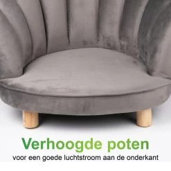 Maxxpro Katten- En Hondenstoel - Grijs - Verhoogd Met Houten Poten - Fluweel Materiaal - 61.5 X 52 X 33 CM - Huisdieren Tot 80 KG 12 Maxxpro Katten- En Hondenstoel - Grijs - Verhoogd Met Houten Poten - Fluweel Materiaal - 61.5 X 52 X 33 CM - Huisdieren Tot 80 KG -Hondenbenodigdheden 1200x1200 1517