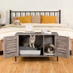 Houten Kattenhuis - Kattenkast Voor Binnen & Buiten - Kattenhok - Kattenhuisje Hout Met Deur En Gat - Hondenhok Voor Kleine Honden - 80 X 45 X 50.5 Cm 9 Houten Kattenhuis - Kattenkast Voor Binnen & Buiten - Kattenhok - Kattenhuisje Hout Met Deur En Gat - Hondenhok Voor Kleine Honden - 80 X 45 X 50.5 Cm -Hondenbenodigdheden 1200x1200 1579