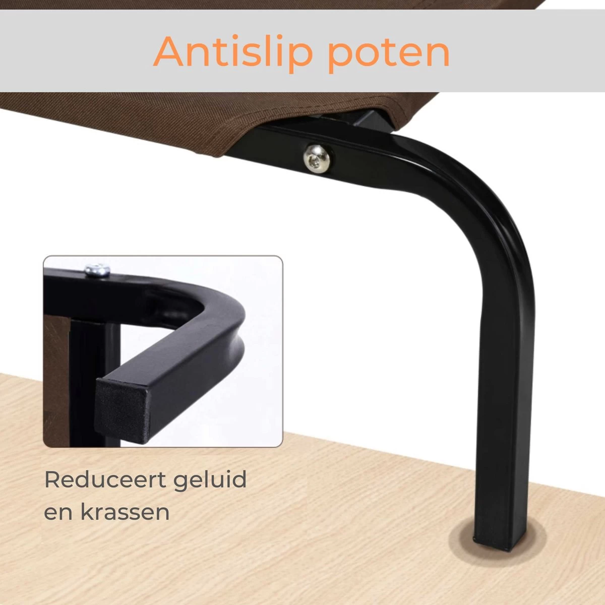 Hondenbed - Hondenstretcher - Honden Ligbed - Inclusief 2 Overtrekhoezen - XL - 110x68cm - Grijs En Koffie 7 Hondenbed - Hondenstretcher - Honden Ligbed - Inclusief 2 Overtrekhoezen - XL - 110x68cm - Grijs En Koffie - Afbeelding 5