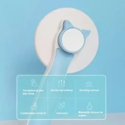 Kattenborstel - Kattenkam - Hondenborstel - Kattenhaar Verwijderaar - Haarverwijderaar Voor Huisdieren - Kattenhaar - Hondenhaar - Haarverwijderaar Voor Huisdieren - Langharig/Kortharig - Katten Accessoires - Katten - Blauwe Kleur -Hondenbenodigdheden 1200x1200 179