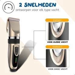 Pawwy Dieren Tondeuse Set Draadloos Voor Honden En Katten – Voor Dikke Vacht - Hondentondeuse – Hondentrimmer - Scheerapparaat - Goud 17 Pawwy Dieren Tondeuse Set Draadloos Voor Honden En Katten – Voor Dikke Vacht - Hondentondeuse – Hondentrimmer - Scheerapparaat - Goud -Hondenbenodigdheden 1200x1200 18