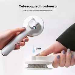 Kattenborstel - Kattenkam - Hondenborstel - Kattenhaar Verwijderaar - Haarverwijderaar Voor Huisdieren - Kattenhaar - Hondenhaar - Haarverwijderaar Voor Huisdieren - Langharig/Kortharig - Katten Accessoires - Katten - Blauwe Kleur -Hondenbenodigdheden 1200x1200 180