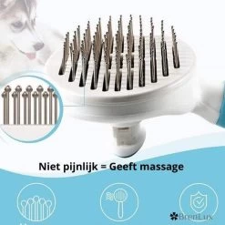 Merkloos Dierenborstel - Haarborstel Huisdieren - Borstel Voor Vacht Huisdier - Borstel Kat - Borstel Hond - Makkelijk Haar Verwijderen Met één Klik - Inclusief Speeltje - Kam Huisdier - Vachtverzorging - Massage 25 Merkloos Dierenborstel - Haarborstel Huisdieren - Borstel Voor Vacht Huisdier - Borstel Kat - Borstel Hond - Makkelijk Haar Verwijderen Met één Klik - Inclusief Speeltje - Kam Huisdier - Vachtverzorging - Massage -Hondenbenodigdheden 1200x1200 212